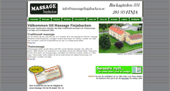 Desktop Screenshot of massagefinjabacken.se